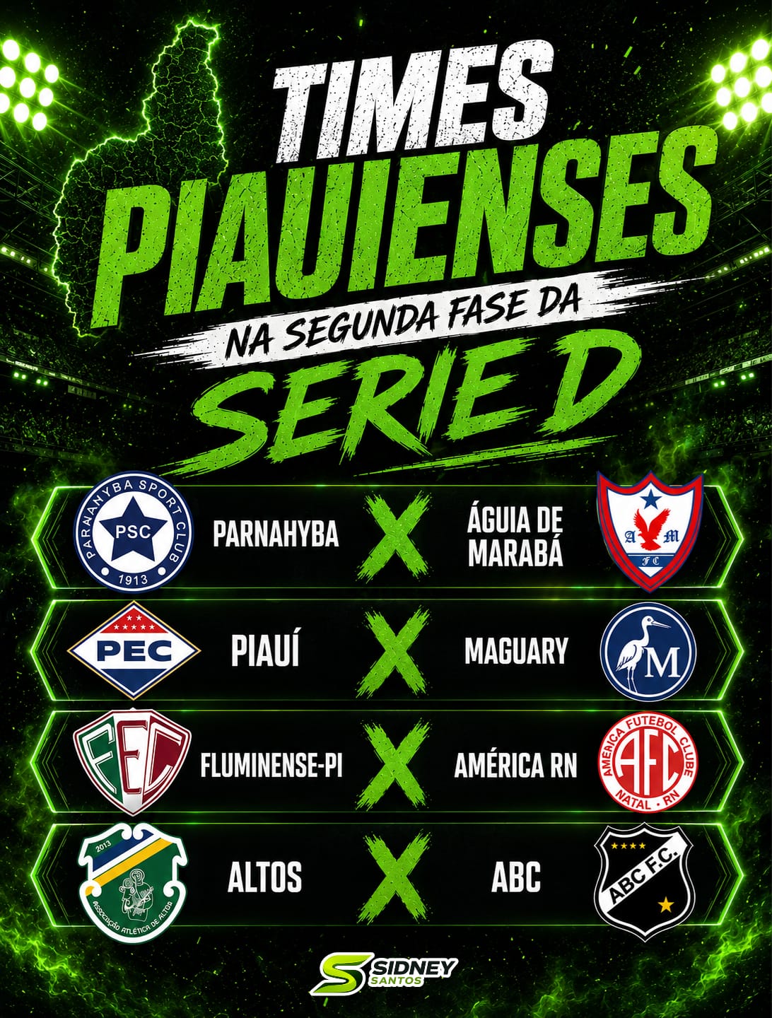 Série D entra no mata-mata e clubes do Piauí buscam vaga na próxima fase