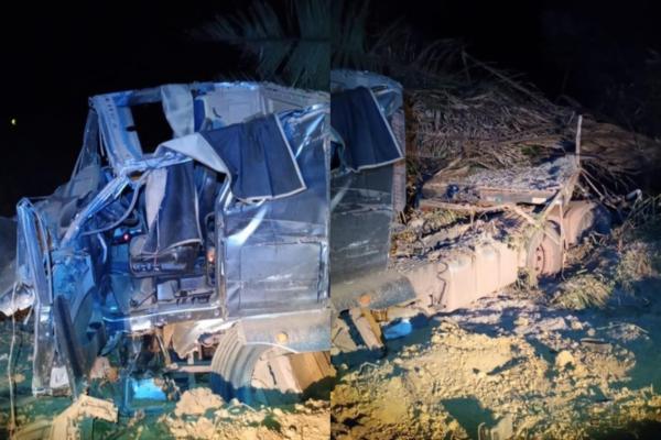 Caminhoneiro morre após perder controle de veículo em trecho perigoso da PI-247, em Uruçuí