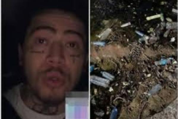 Whindersson Nunes mobiliza moradores para mutirão de limpeza no riacho Grotão