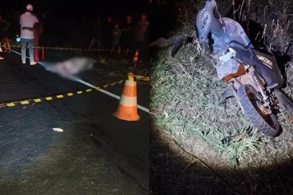 Mulher morre após caminhonete atingir moto e motorista fugir no interior do Piauí