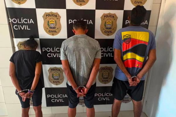 Três pessoas são presas em ações da Polícia Civil na região central de Teresina