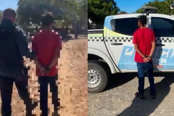 Homem é preso após ameaçar matar a própria irmã na zona rural de Pio IX no Piauí