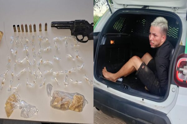 Suspeito de tráfico e porte ilegal de arma é preso na zona Norte de Teresina